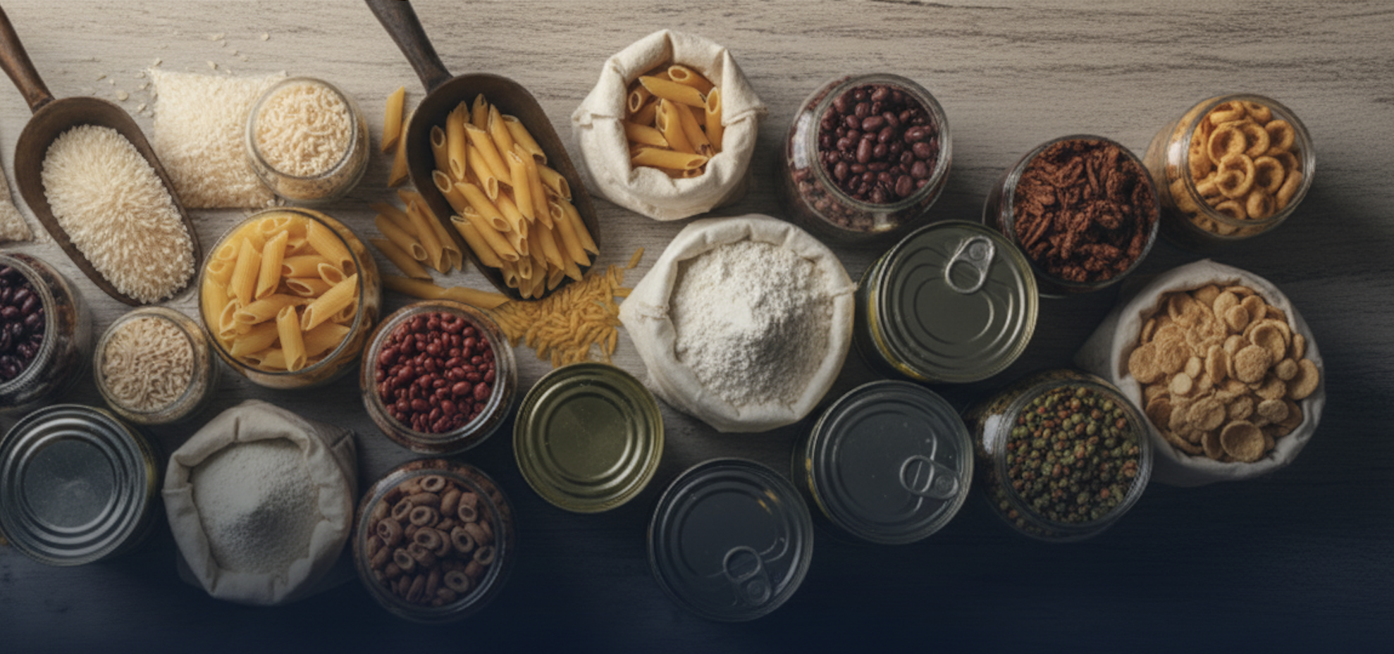 High-quality processed foods like rice and flours.