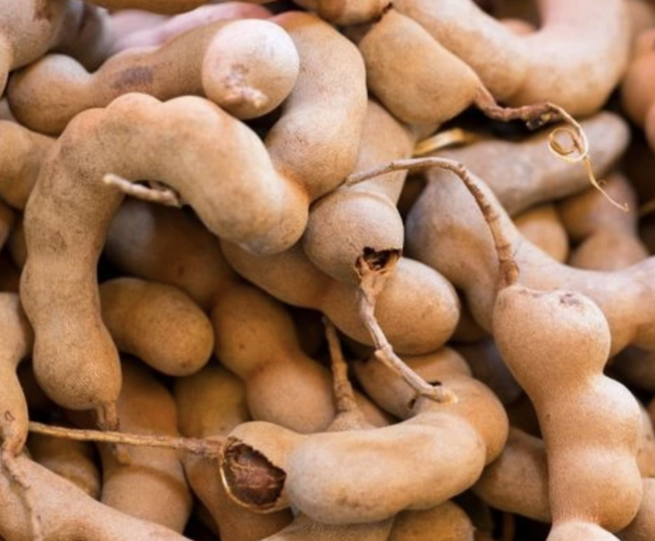 Tamarind pods and paste.